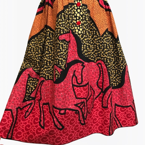 Anna Sui Rare Horses Print Mini Dress - 4/6 - Picture 11 of 13